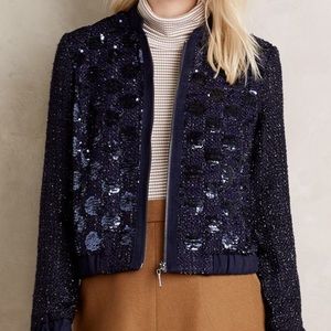 Tweed sequins jacket